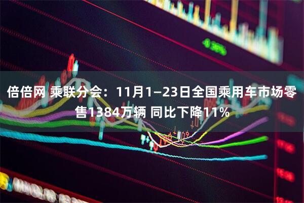 倍倍网 乘联分会：11月1—23日全国乘用车市场零售1384万辆 同比下降11%